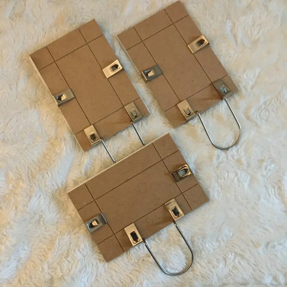Lot of 3 Simple Glass & Metal Photo Frames Canadian Winter Nature Photography - Picture 4 of 9